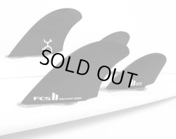 画像1:  NEW!! FCSII Rob Machado Seaside Quad Fins / BLACK