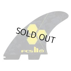 画像1: 【NEW！】 FCSII/AM TRI-QUAD(5FINS) Al Merrick's shaper fin/L/Yellow