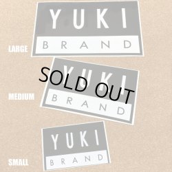 画像3: YUKI BRAND ロゴステッカー (中）