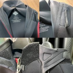 画像5: 【新作が30%off 】 ADELIO / "Chippa Model 2024" 3/2mm Back Zip ラバー&ジャージ