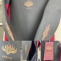 画像4: 【新作が30%off 】 ADELIO / "Chippa Model 2024" 3/2mm Back Zip ラバー&ジャージ