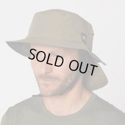 画像2: O&E   INDO STIFF  PEAK SURF  HAT  OLIVE / Lサイズ