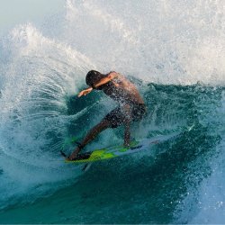 画像6:  FCSII  MF (Mick Fanning) "PC" Tri Size"L" /Black/Mango