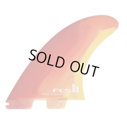 画像1: NEW!! FCSII MR(Mark Richard's Shaper Fin)PC TWIN+STABILIZER / SunsetSwirl