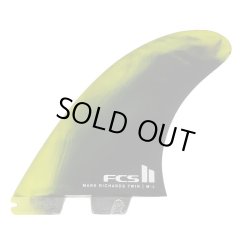 画像1: NEW!! FCSII MR(Mark Richard's Shaper Fin)PC TWIN+STABILIZER / CyberLime/Black