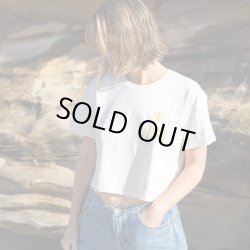 画像1: NEW!! Ladies Crop Tee-Ecru / Largeサイズ