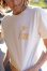画像2: NEW!! Ladies Crop Tee-Ecru / Largeサイズ (2)