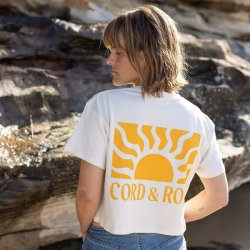 画像3: NEW!! Ladies Crop Tee-Ecru / Largeサイズ