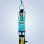 画像1: 【NEW!!】OCEAN GROM / 4' Micro Grom Leash "Fin(ブルー)" (1)