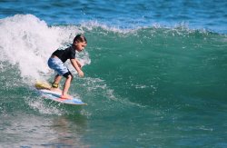 画像5: 【NEW!!】OCEAN GROM / 4' Micro Grom Leash "Fin(ブルー)"