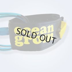 画像2: 【NEW!!】OCEAN GROM / 4' Micro Grom Leash "Fin(ブルー)"