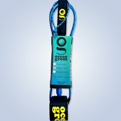 画像3: 【NEW!!】OCEAN GROM / 4'8 Micro Grom Leash "Fin(ブルー)"