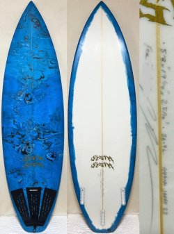 画像1: 【来日シェイプ！】SYSTM / Nightmare 5'8" USブランクス Swirlティント中古激安！