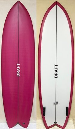 画像1: 【最新モデル】DRAFT // Menace Mid 6'0" Fomura-1ブランク&ティント入 