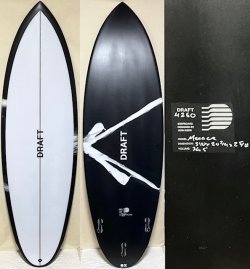 画像1: 【最新モデル】DRAFT // New Round Menace 5'10" Fomura-1ブランク指定 