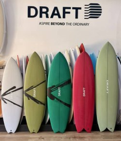 画像2: 【激安！】DRAFT // Trust Me 5FIN！ 5'11" F-1ブランクス&アブストティント