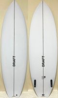 【最新モデル】DRAFT // "OVERDRIVE" Twin 5'7" F-1ブランクス