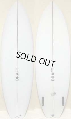 画像1: 【最新モデル】DRAFT // "OVERDRIVE" Twin 5'7" F-1ブランクス