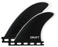 【NEW!!】 DRAFT // QUAD FIN BLACK/WHITE