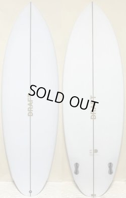 画像1: 【最新モデル】DRAFT // New Round Menace Twin 5'3" Fomura-1ブランク指定 Goldロゴ！