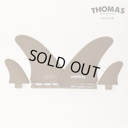 画像1: NEW!! DEFLOW/THOMAS BEXON TWINER FIN / BROWN