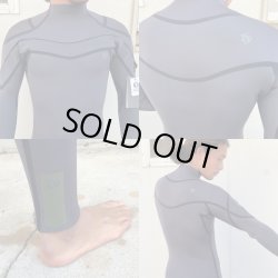 画像3: 【特別価格】 SURGE WETSUITS / チェストジップ フルスーツ / チャコールグレー  ML