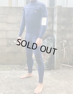 画像1: 【特別価格】 SURGE WETSUITS / チェストジップ フルスーツ / ネイビー  MLB