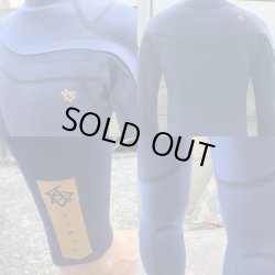 画像2: 【特別価格】 SURGE WETSUITS / チェストジップ フルスーツ / ネイビー  MLB