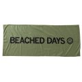New! BEACHED DAYS Magnetic Beach Towel / OLIVE