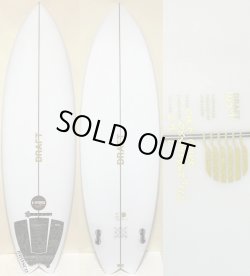 画像1: 【超美品！】DRAFT // "OVERDRIVE" Twin 5'8" F-1ブランクス