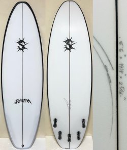 画像1: 【最新モデル】SYSTM / "Thumb Drive" 5Fin 5'5" グラデーションレールスプレー 激安！