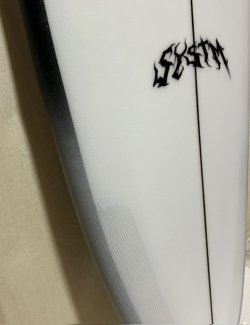 画像2: 【最新モデル】SYSTM / "Thumb Drive" 5Fin 5'5" グラデーションレールスプレー 激安！