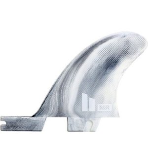 画像: FCSII MR(Mark Richard's Shaper Fin)PC TWIN+STABILIZER ”CENTER FIN ”/BLK/WHT［バラフィン］