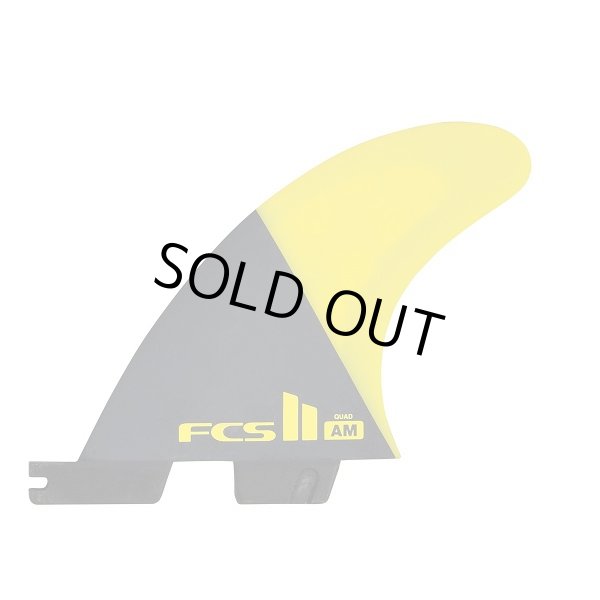 画像2: 【NEW！】 FCSII/AM TRI-QUAD(5FINS) Al Merrick's shaper fin/L/Yellow