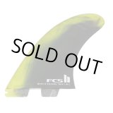 画像: NEW!! FCSII MR(Mark Richard's Shaper Fin)PC TWIN+STABILIZER / CyberLime/Black