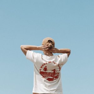 画像: NEW!! Wave Shade Relaxed Tee　/　ユニセックスデザイン