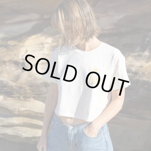 画像: NEW!! Ladies Crop Tee-Ecru / Largeサイズ