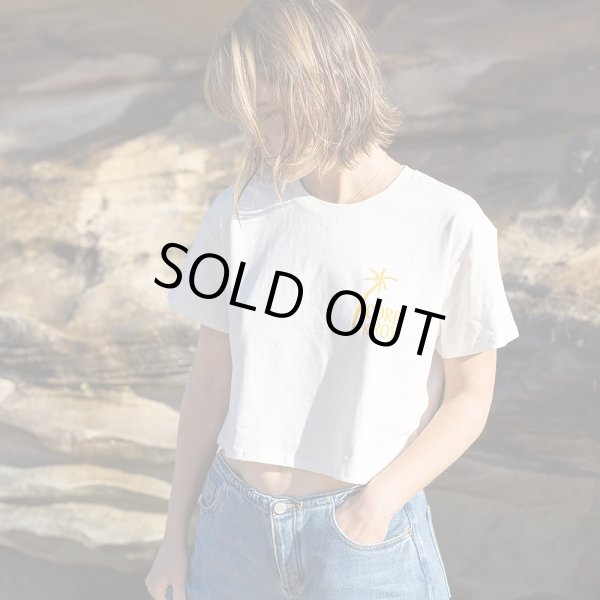 画像1: NEW!! Ladies Crop Tee-Ecru / Largeサイズ