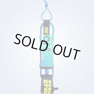 画像: 【NEW!!】OCEAN GROM / 4' Micro Grom Leash "Fin(ブルー)"
