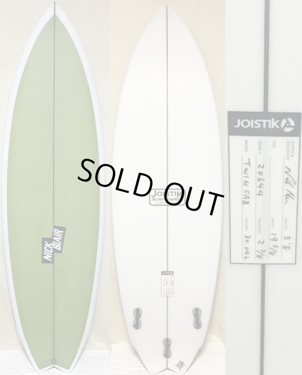 画像1: 【USブランクス使用】"JOISTIK/TWINCAB 5'8 30L" グッドサイズ 新品ティント入！