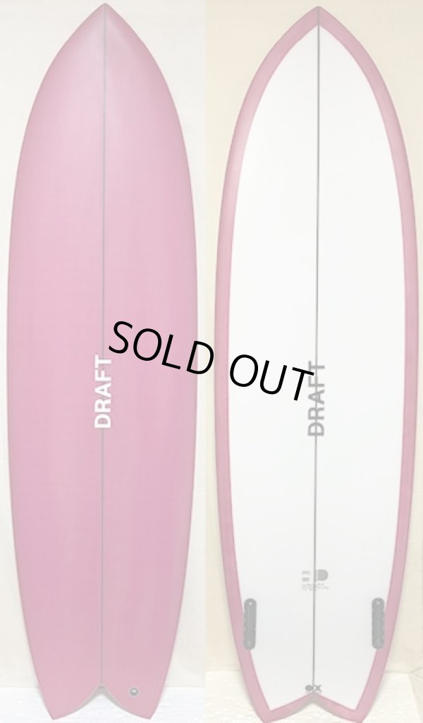 画像1: 【最新モデル】DRAFT // Menace Mid 6'0" Fomura-1ブランク&ティント入 