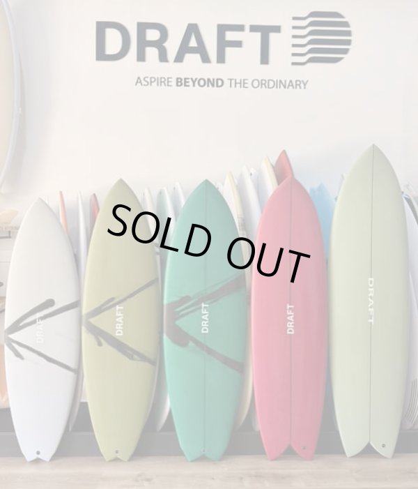 画像2: 【激安！】DRAFT // Trust Me 5FIN！ 5'11" F-1ブランクス&アブストティント