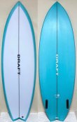 画像1: 【ニューモデル】DRAFT // "OVERDRIVE" Twin 5'8" F-1ブランクス ティント入