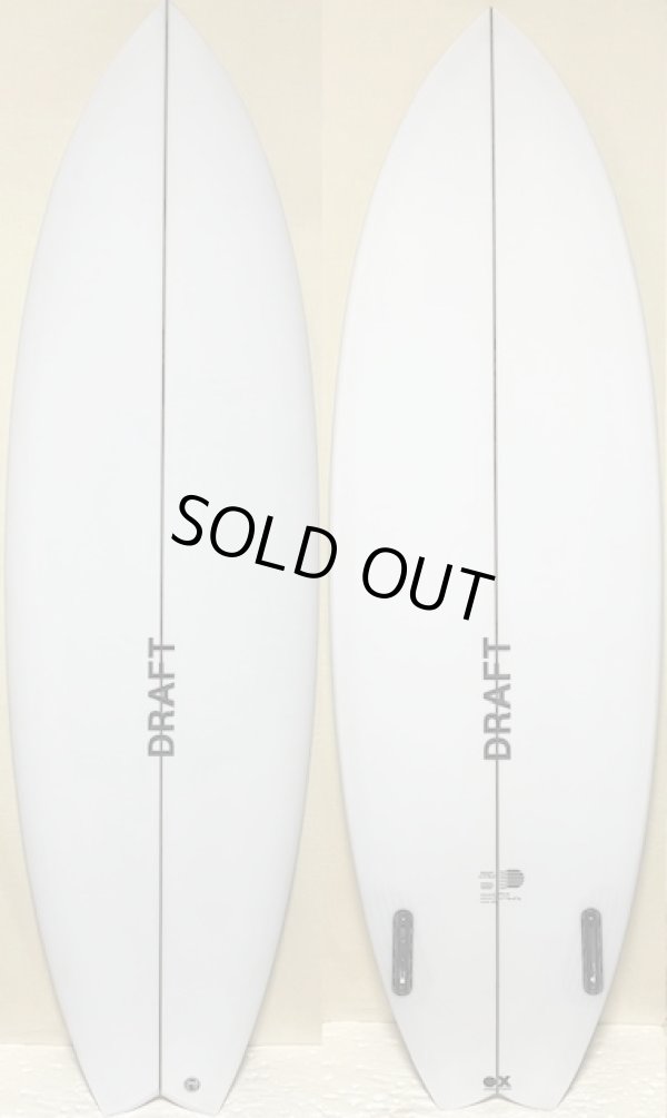 画像1: 【最新モデル】DRAFT // "OVERDRIVE" Twin 5'7" F-1ブランクス