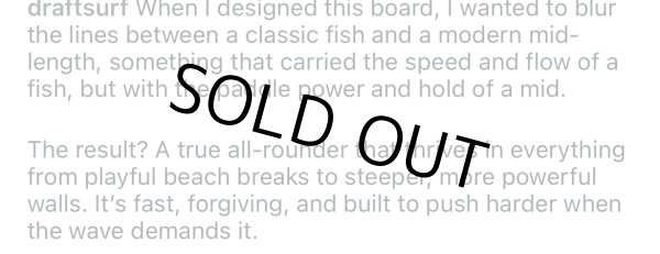 画像5: 【ジョシュカー本人用】DRAFT // "OVERDRIVE2テストボード" QUAD 5'6" F-1ブランクス