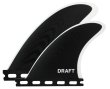 画像1: 【NEW!!】 DRAFT // QUAD FIN BLACK/WHITE