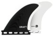 画像4: 【NEW!!】 DRAFT // QUAD FIN BLACK/WHITE