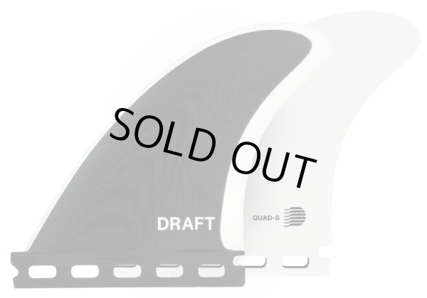 画像4: 【NEW!!】 DRAFT // QUAD FIN BLACK/WHITE