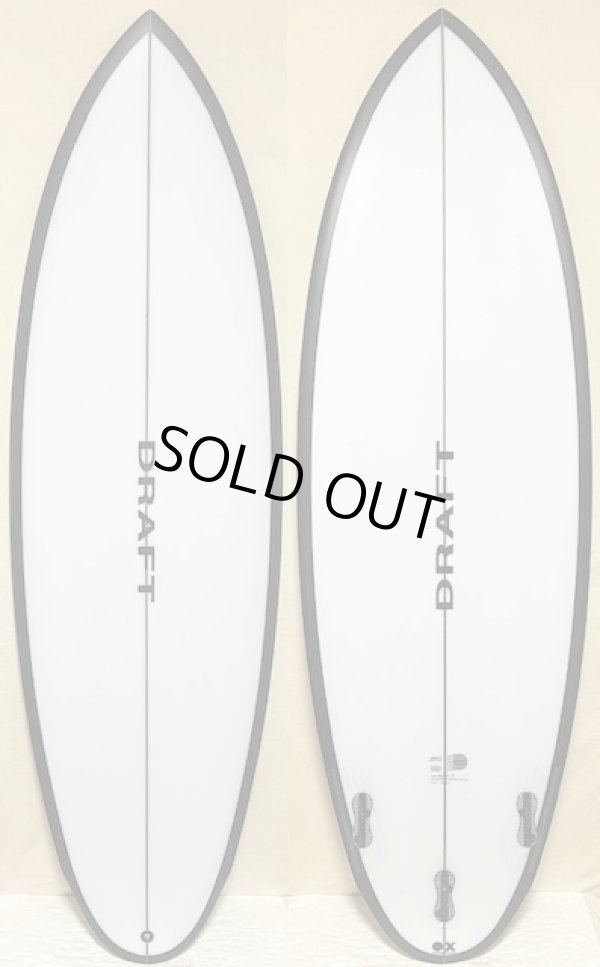 画像1: 【最新モデル】DRAFT // New Round Menace(Menace2) Twin+1 5'8" Fomura-1ブランク指定 