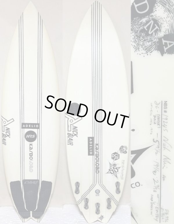 画像1: 【激レア！人気モデル】”JOISTIK/DC "DNA" 5'9 1/2" ニックシェイプカーボロードが激安！